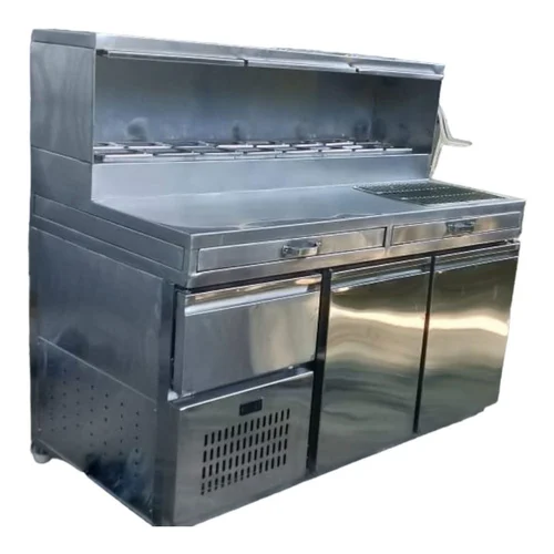 Stainless Steel Pizza Preparation Counter