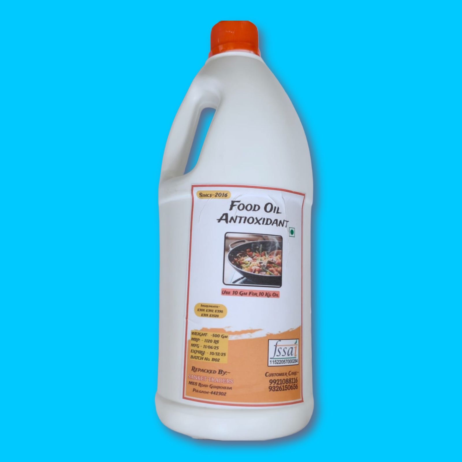 Food oil Antioxidant — Sanket Traders Food Chemicals & Food Preservatives